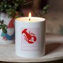 Personalised Lobster Ceramic Candle, thumbnail 1 of 5