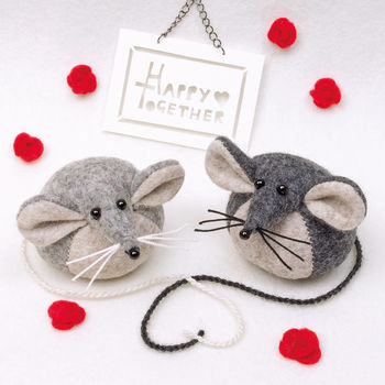 Happy Together Mouse Greeting Card, 2 of 3