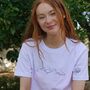 Ocean Embroidered T Shirt, thumbnail 2 of 4