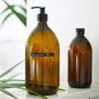 Refillable Amber Glass Bottle With Personalised Label, thumbnail 5 of 11