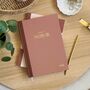 2026 Personalised A5 Weekly Planner With Gold Foil, thumbnail 1 of 10