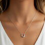 Gold Or Silver Women’s Chunky Horseshoe Pendant Necklace, Minimalist Jewellery, thumbnail 5 of 7