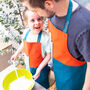 Personalised Colour Block Daddy And Me Apron Set, thumbnail 11 of 12