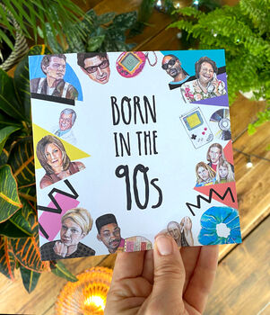Born In The 90s Card, 3 of 4