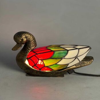 Turtle Tiffany Table Lamp, Home Decor, Animal Lighting, 8 of 11