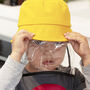 Kids Fisherman Hat With Soft Protective Face Visor, thumbnail 2 of 7