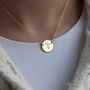 Gold Plated Or Sterling Silver Lily Necklace, thumbnail 1 of 5