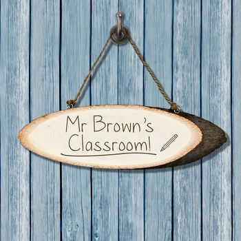 Personalised Teacher's Classroom Wall Sign, 5 of 9