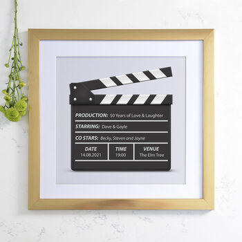 Personalised Film Clapperboard Artwork, 6 of 8