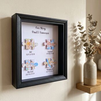 Wedding Gifts Met Engaged Married Locations Print, 4 of 10