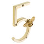House Numbers With Bee In Brass Finish, thumbnail 6 of 11
