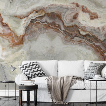 Abstract Onyx Mural Wallpaper, 3 of 5