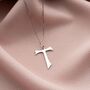 Saint Francis Tau Cross Necklace, thumbnail 3 of 9