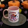 Fangs Before Coffee Mug – Funny Halloween Cup, thumbnail 2 of 10