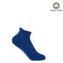 Block Stripe And Organic Blue Women's Trainer Socks, thumbnail 2 of 6