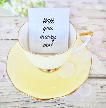 Will You Marry Me? Proposal Tea Gift Set, 3 of 9