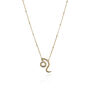 Zodiac Charm Necklace Gold Plated Sterling Silver, thumbnail 7 of 12