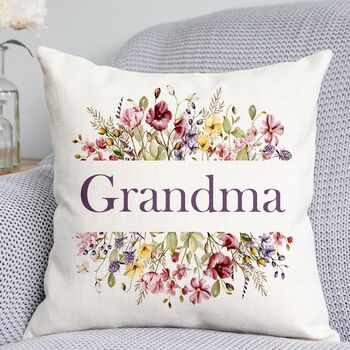 Floral Nanny Cushion, 4 of 4