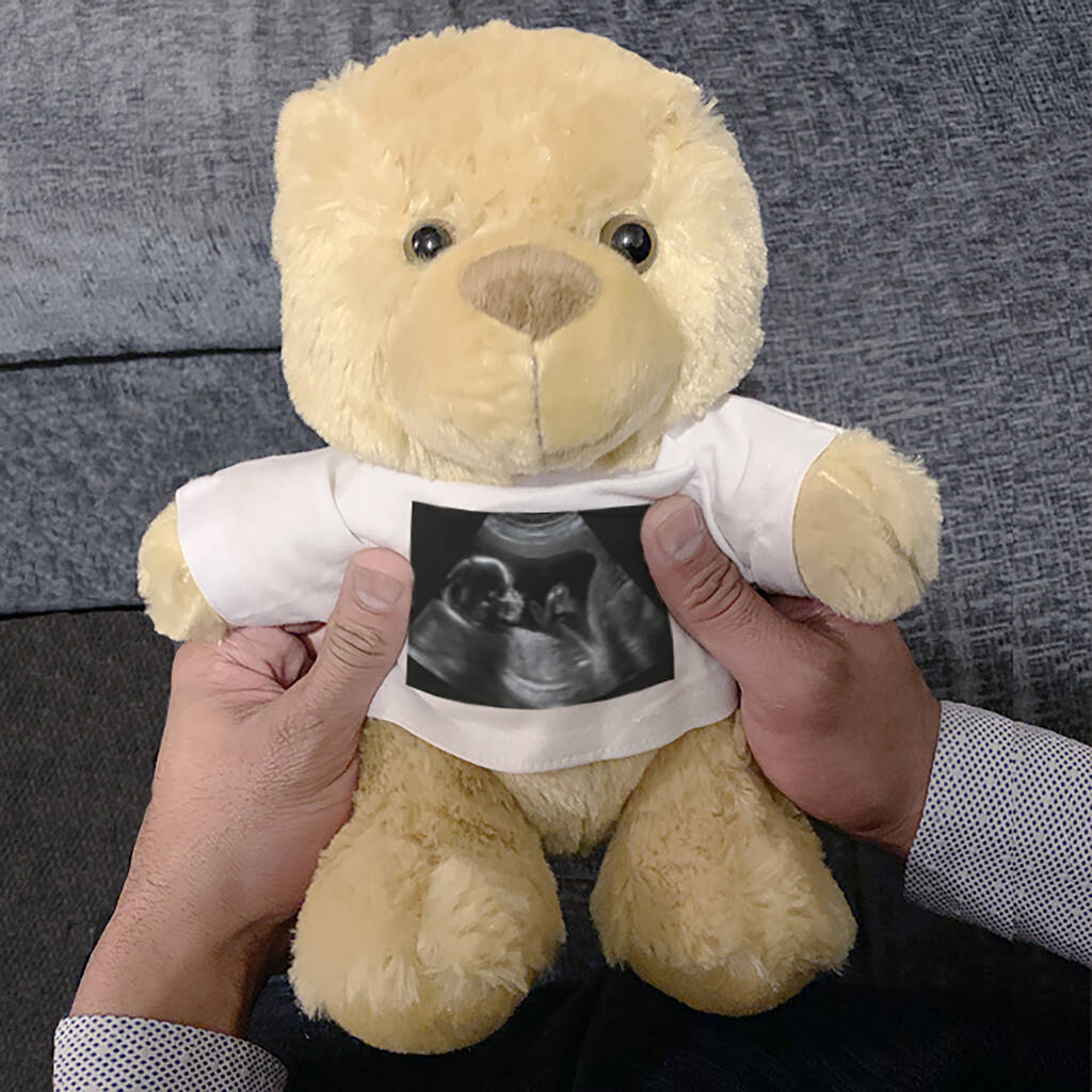 Personalised Baby Scan Keepsake Bear By Chips & Sprinkles
