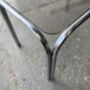 Mid Century Chrome And Smoked Glass Nesting Tables, thumbnail 9 of 12