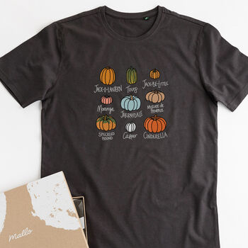 Pumpkin Varieties Cotton Tshirt, 3 of 8
