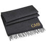 Classic Woven Scarf With Personalised Embroidered Initials, thumbnail 4 of 11