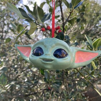 Baby Yoda Christmas Ornament Star Wars Disney, 5 of 7