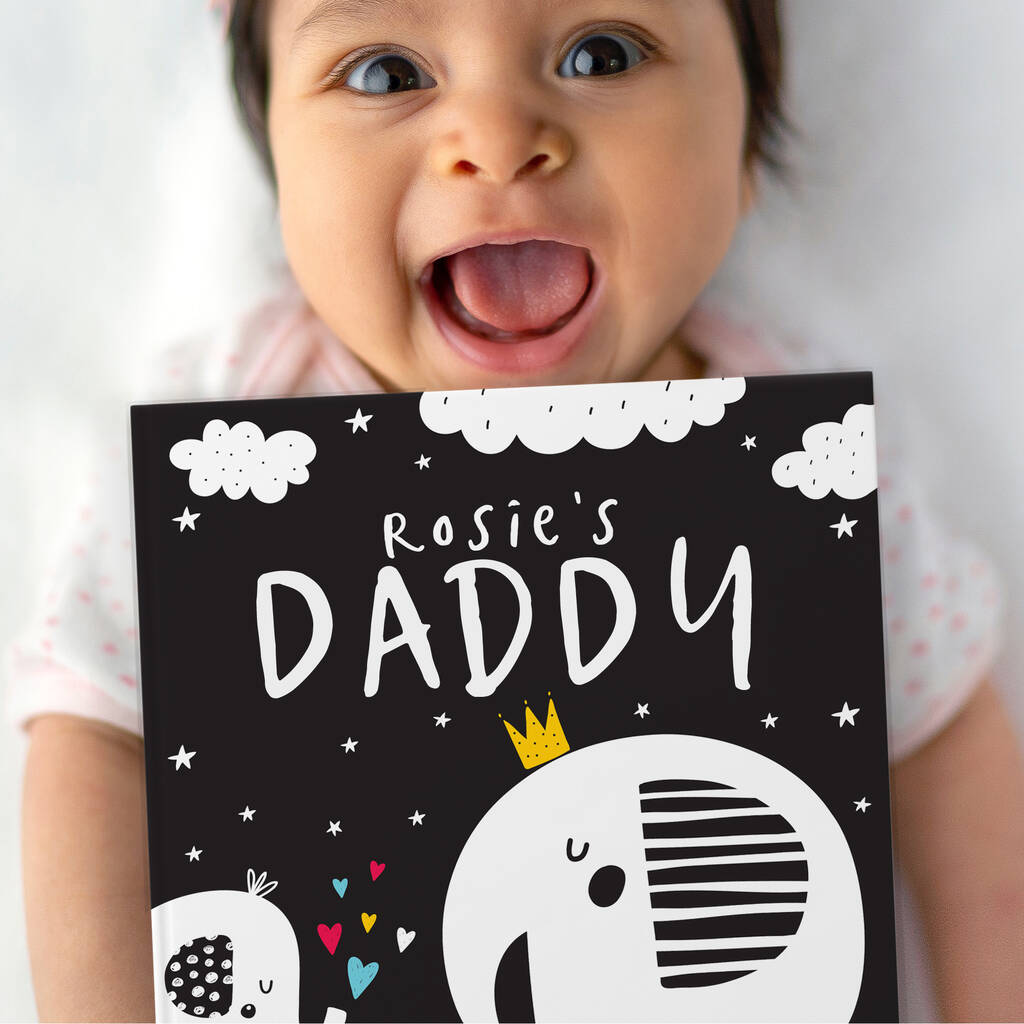 Personalised Black And White Baby Book, 1 of 8