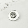 Personalised 80th Birthday Sixpence Tie Or Brooch Pin, thumbnail 4 of 6