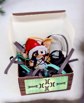 Gremlins, Gizmo In A Box Christmas Decoration Mogwai, 10 of 12