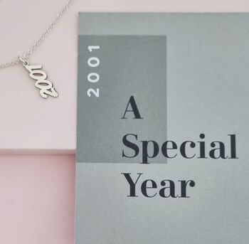 Personalised Birth Year Necklace, 3 of 8