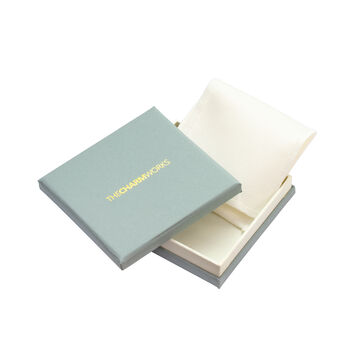 Sterling Silver Heavy Double Curb Charm Bracelet, 5 of 5