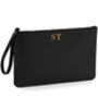 Personalised Monogram Faux Leather Flat Pouch, thumbnail 3 of 12