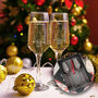 Pair Of 1st Christmas As A Couple Champagne Flutes And Decoration, thumbnail 1 of 7