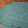 T Lab Alpina Donegal Wool Skye Blue Scottish Jumper, thumbnail 6 of 7