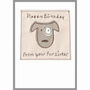 Personalised Dog Birthday Card For Her, thumbnail 6 of 12
