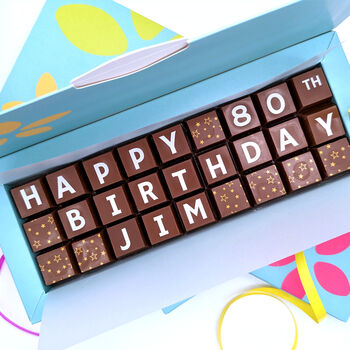 Personalised Birthday Chocolate Gift Box, 2 of 12