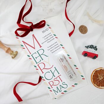 Personalised Money Gift Holder Surprise Cash Gift Christmas Gift For Teens Son Nephew Grandson, 3 of 9
