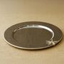 Silver Charger Plate With Starfish Detail, thumbnail 1 of 4