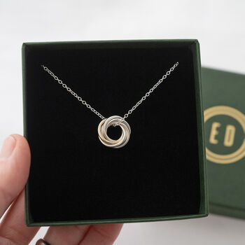 60th Gold And Silver Necklace, 10 of 12