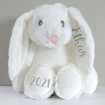 Personalised Bunny Soft Toy, 2 of 11