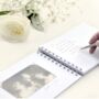 Personalised Floral Wreath Condolence Book, thumbnail 4 of 8