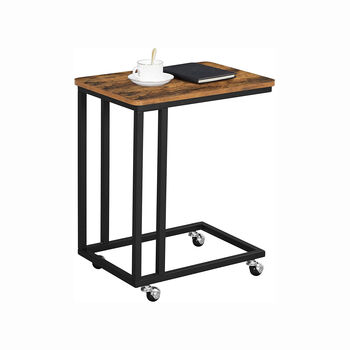 Side End Table With Rolling Castors, 6 of 6