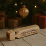 Festive Christmas Train Wooden Whistle | Choo Choo | Gift Boxed | Holiday Stocking Filler | Charming Toy Gift For Kids And Seasonal Fun, thumbnail 1 of 2
