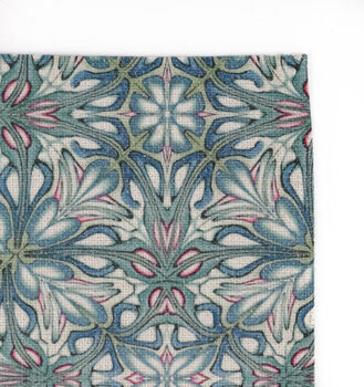 Flourishing Garden William Morris Canvas Dining Mat, 6 of 12