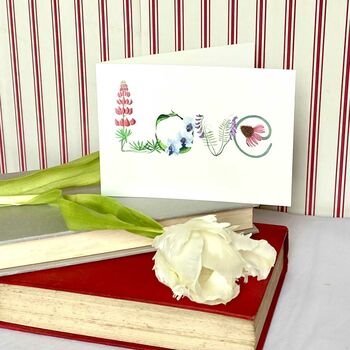 Botanical 'Love' Card, 2 of 5