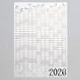 2026 Year Planner B+W Wall Calendar, thumbnail 8 of 8