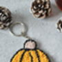 Spooky Punch Needle Keyring And Bag Tag, thumbnail 7 of 7