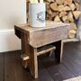 Vintage Wooden Stool, thumbnail 3 of 7