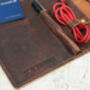 Deluxe Leather Travel Wallet, thumbnail 3 of 12